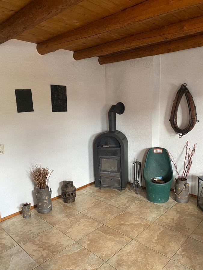 Jagdhaus Auf Dem Forsthof Mit Sauna Eckartsberga Bagian luar foto