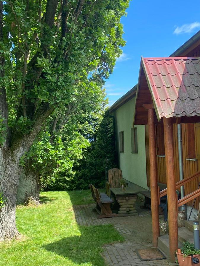 Jagdhaus Auf Dem Forsthof Mit Sauna Eckartsberga Bagian luar foto