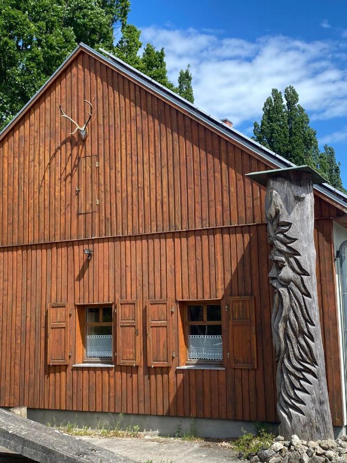 Jagdhaus Auf Dem Forsthof Mit Sauna Eckartsberga Bagian luar foto